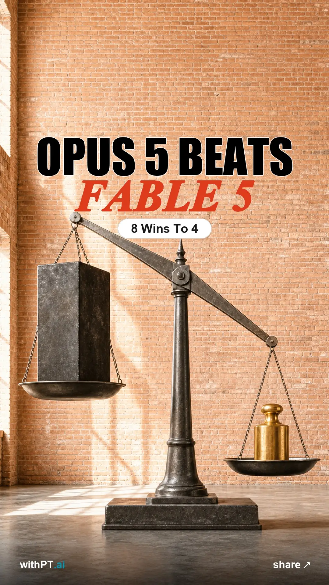 Claude Opus 5 Beats Fable 5 On 8 Of 12 Tests At Half The Price
